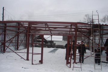 Ангар из профлиста