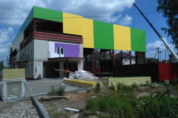 Строительство ангара из металлоконструкций