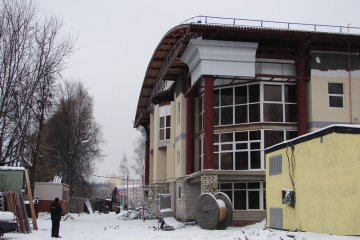 Отделка фасада композитными панелями