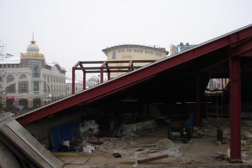 Монтаж металлоконструкций мансарды