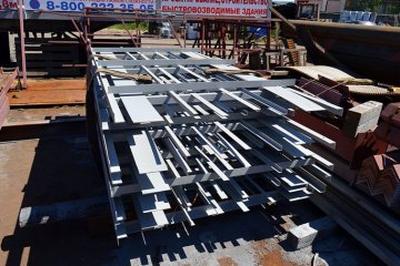 Металлические лестничные марши площадки