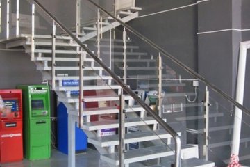 Перила из нержавеющей стали с триплексом