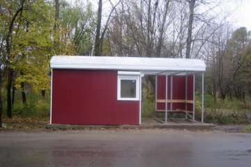 Облицовка автобусных остановок