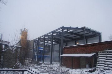 Строительство складского цеха 