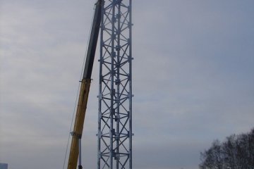 Мачта освещения металлическая