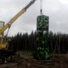 Монтаж наблюдательной вышки