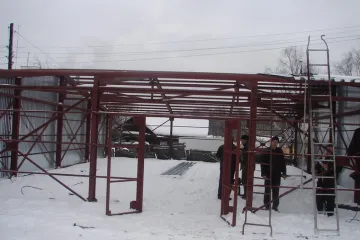Ангар из профлиста