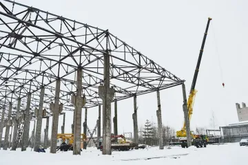Демонтаж старого покрытия склада