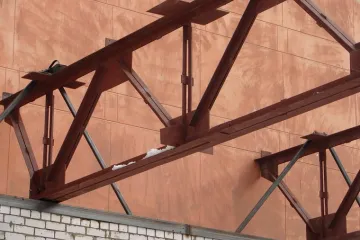 Большие металлические фермы