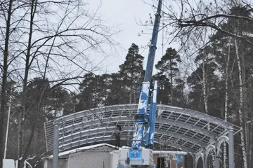 Строительство металлического навеса 